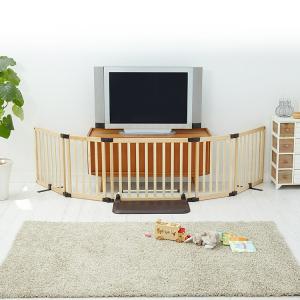 ベビーゲート 置くだけ ワイド おくだけとおせんぼ スマートワイドWoody 日本育児「代金引換不可」N