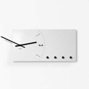オーガナイザー 掛け時計 壁掛け時計 おしゃれ イタリア製 デザインクロック dESIGNoBJECT【CLOCK&MORE】ハンドメイド