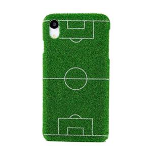 Shibaful Sport Football サッカー for iPhone XR 芝生 手触り 滑らない iPhone ケース Fever Pitの商品画像