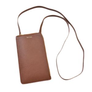 COACH◇サウスフォーンクロスボディ/スマホショルダーバッグ/BLK