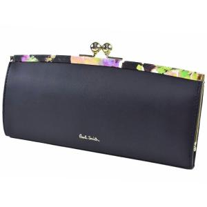 Paul Smith（ポール・スミス） 財布 長財布 レディース ネイビー L字