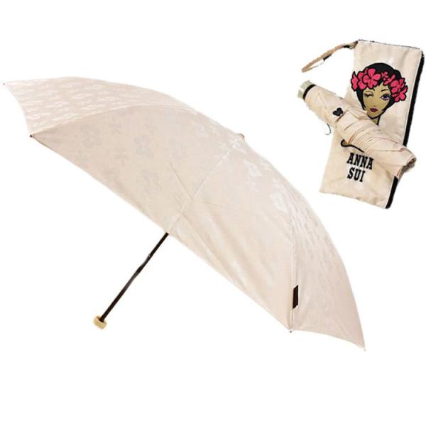 アナスイ 折りたたみ 傘 雨傘 レディース ブランド ANNA SUI シャドー バタフライ パウダ...