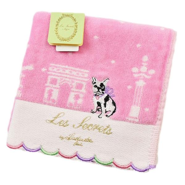 ラデュレ タオルハンカチ ハンカチ 1枚 レディース ブランド ピンク ドット 女性 婦人 ハンドタ...