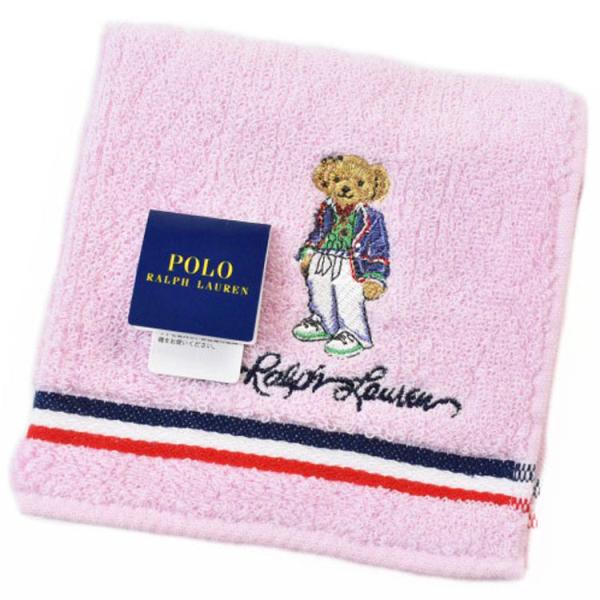 ポロ ラルフローレン タオルハンカチ 1枚 レディース ブランド ピンク ネイビー 白 レッド ライ...