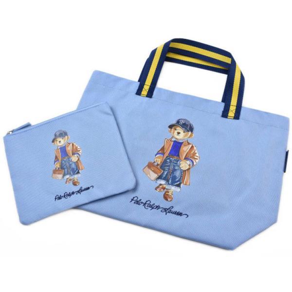 ポロ ラルフローレン トートバッグ エコバッグ レディース ブランド POLO Ralph Laur...