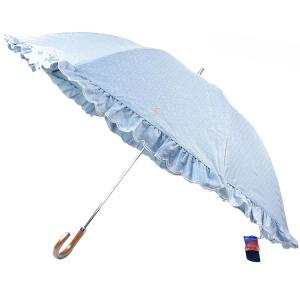 CELINE（セリーヌ） マカダム フリル日傘 黒 ブラック 茶 ブラウン