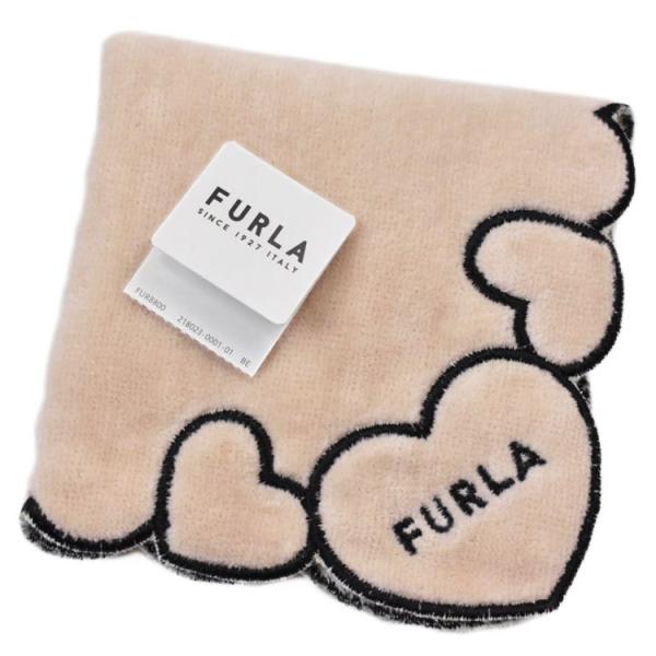 ミニタオル 1枚 レディース ハンカチ ベージュ ハート ロゴ スカラップ 刺繍 プレゼント ギフト...