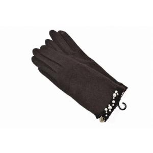 FURLA（フルラ） 手袋 レディース ブランド ラムレザー ステッチリボン