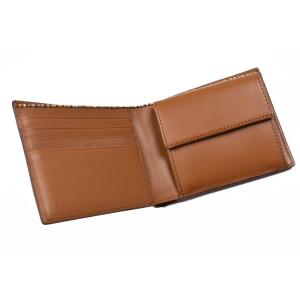 ポールスミス 二つ折り 財布 メンズ 本革 レ...の詳細画像1