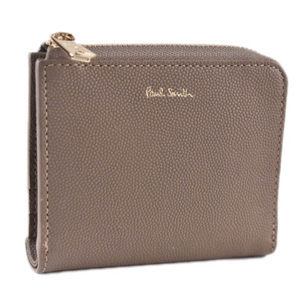 二つ折り 財布 メンズ ポールスミス ミニ財布 L字 ファスナー ブランド ストライプスロット 専用...