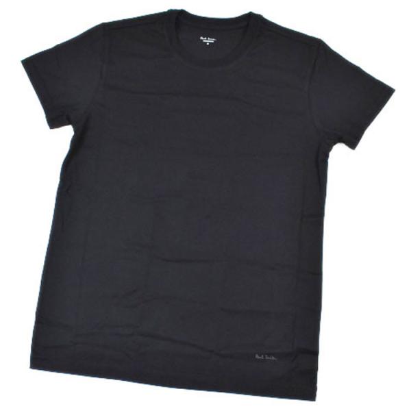 ポールスミス アンダーシャツ 半袖 Ｔシャツ メンズ ブランド 箱付 M L LL 黒 白 グレー ...