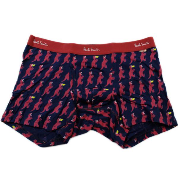 ポールスミス ボクサー パンツ 下着 前開き メンズ ブランド 専用箱付 Dino 恐竜 プリント ...