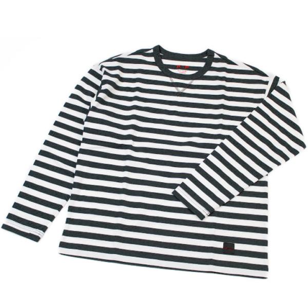 ルームウエア メンズ ポールスミス POP 長袖 Tシャツ カットソー クルーネック ボーダー トッ...