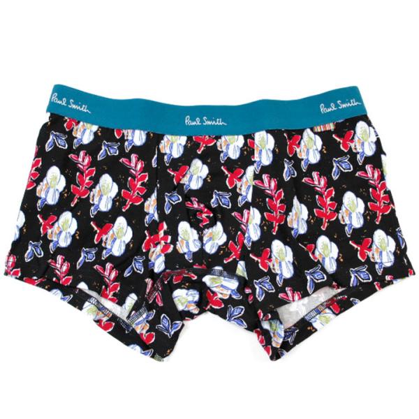 ポールスミス ボクサー パンツ 下着 メンズ ブランド 綿 下着 専用箱付 フラワー 花 M L L...