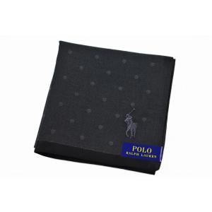 ポロ ラルフローレン ハンカチ 1枚 メンズ ブランド ブラック