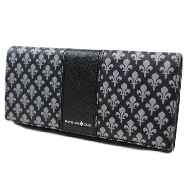 パトリック コックス 長財布 財布 メンズ ブランド ニューキングス かぶせ フラップ 箱無 シルバ...