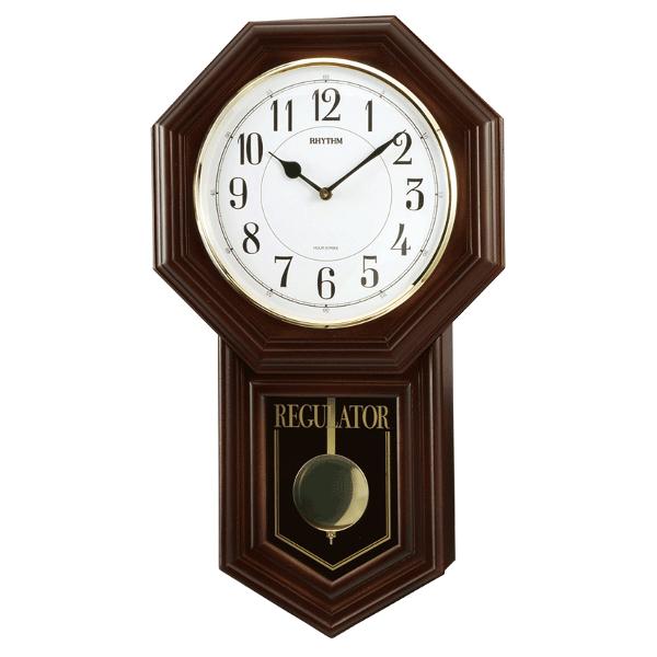 4MJA03RH06 リズム 掛時計 クオーツ時計 報時時計 ベングラーR RHYTHM CLOCK