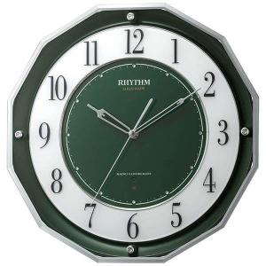 4MY846SR05 リズム 掛時計 電波時計 スリーウェイブM846 RHYTHM CLOCK｜cuore