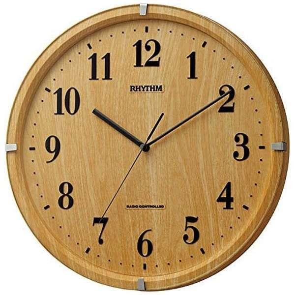 8MY501SR07 リズム 掛時計 電波時計 ライブリーアリス RHYTHM CLOCK