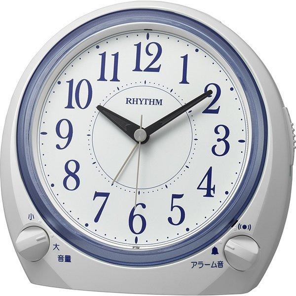 8RA648SR03 リズム 目覚まし時計 クオーツ デュアルサウンドR648 RHYTHM CLO...