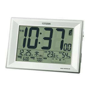 CITIZEN 8RZ199-019 シチズン デジタル時計 電波時計 掛置兼用