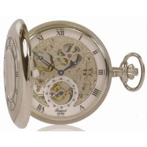 PW45 ラポート 懐中時計 スケルトンケース チェーン付 手巻き Rapport Pocket Watch 【即日発送可能】｜cuore