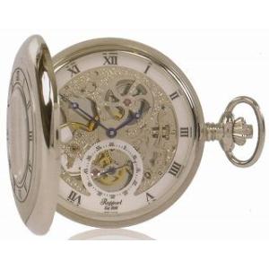 PW45 ラポート 懐中時計 スケルトンケース チェーン付 手巻き Rapport Pocket W...