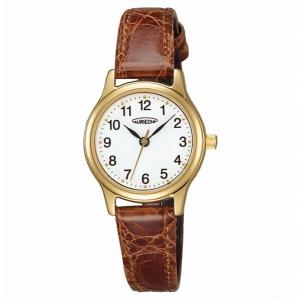 AUREOLE（オレオール） SW-467L-4 レザー クオーツ AUREOLE LEATHER