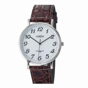 AUREOLE（オレオール） SW-467M-2 レザー クオーツ AUREOLE LEATHER