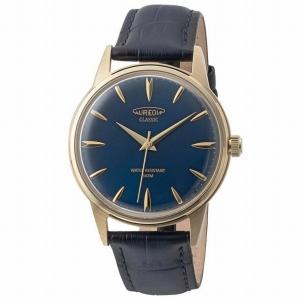 AUREOLE（オレオール）レトロ3針クォーツ メンズ腕時計 レッド SW-618M