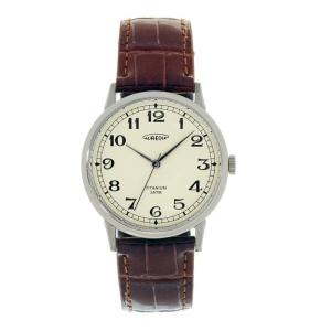 AUREOLE（オレオール） SW-467L-4 レザー クオーツ AUREOLE LEATHER