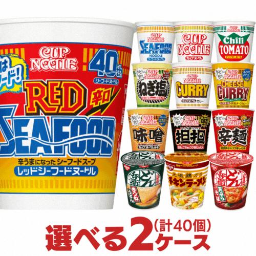 カップヌードル タテ型 カップラーメン 選べる合計2ケース（計40個）セット 日清食品