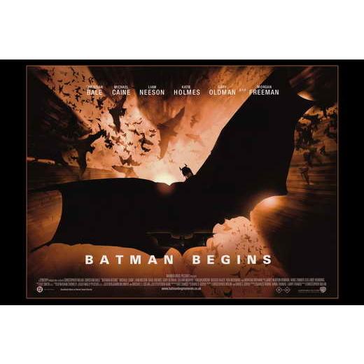 【大判】映画ポスター 海外版 バットマン ビギンズ (68.5 cm x 101.5 cm) MPS...