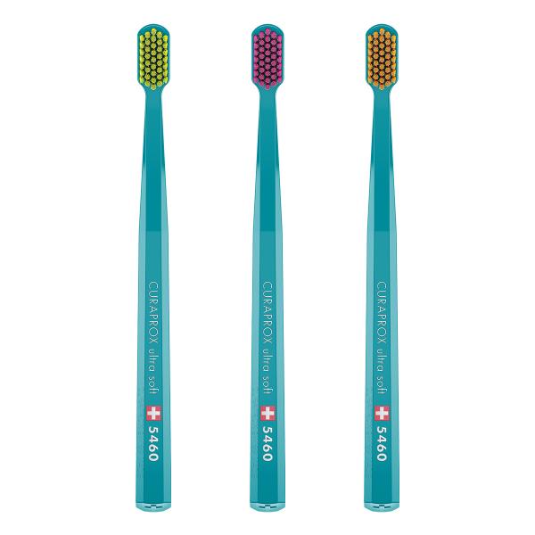 クラプロックス　歯ブラシCS5460　ハンドルカラー緑　1本　大人用　スイス製