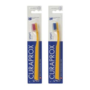 クラプロックス 歯ブラシCSスマート ハンドルカラー黄色 1本 ヘッド