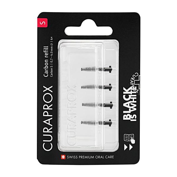 クラプロックス ブラックイズホワイト 歯間ブラシS（トラベル用） リフィル 4本