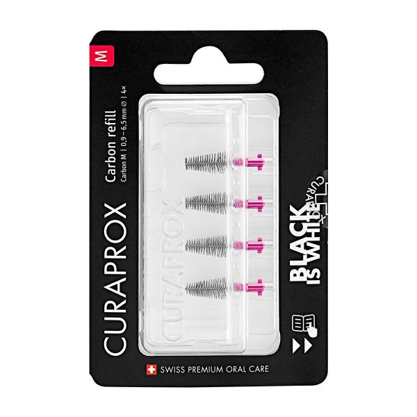 クラプロックス ブラックイズホワイト 歯間ブラシM（トラベル用） リフィル 4本