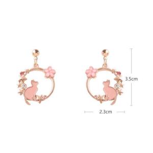 イヤリング ピアス 二種類 ピアス チェーン ...の詳細画像1