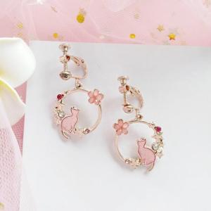 イヤリング ピアス 二種類 ピアス チェーン ...の詳細画像3