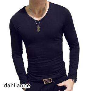 Tシャツ メンズ 春 夏 長袖 ロングシャツ ...の詳細画像4