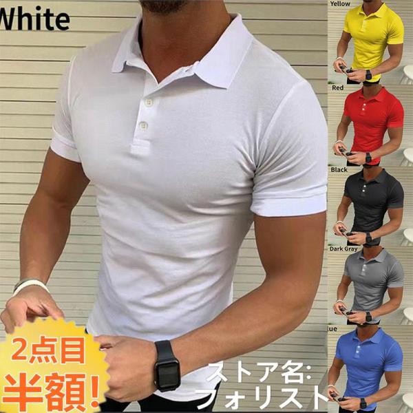 【値下げ】ポロシャツ ゴルフウェア 立ち襟 メンズ 半袖シャツ 30代40代50代 春夏 ウインター...