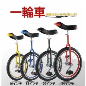 一輪車 16インチ 18インチ 20インチ 24インチ スタンド付 ユニサイクル 組み立て式 競技用 大人用 子供用 スポーツ 運動キッズ 誕生日｜cure-store