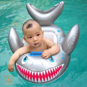 浮き輪 赤ちゃん 足入れ 子供 フロート サメ ベビーフロート 浮輪 うきわ ビーチ 海 プール 水遊び 浮き具 大きい キッズ浮き輪 スイミング｜cure-store