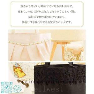 パーティーバッグ大きめサブバッグA4対応結婚式...の詳細画像4