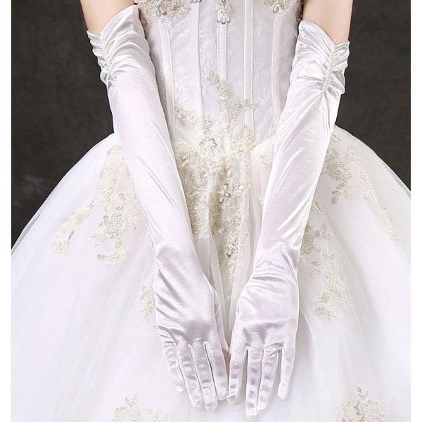 【特価】ウエディンググローブ 指 結婚式 披露宴 二次会 パーティー 花嫁ドレス用 ブライダル 手袋...