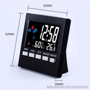 置き時計 デジタル おしゃれ 電池式 リビング...の詳細画像3