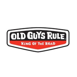 [メール便][送料無料][代金引換不可]▲▲【OLD GUYS RULE/オールドガイズルール】OG525R King of the Road Sticker (red)[ロゴ ステッカー]｜curecarat