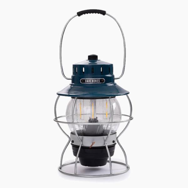 ベアボーンズ レイルロード ランタン led オーシャンブルー Railroad Lantern O...