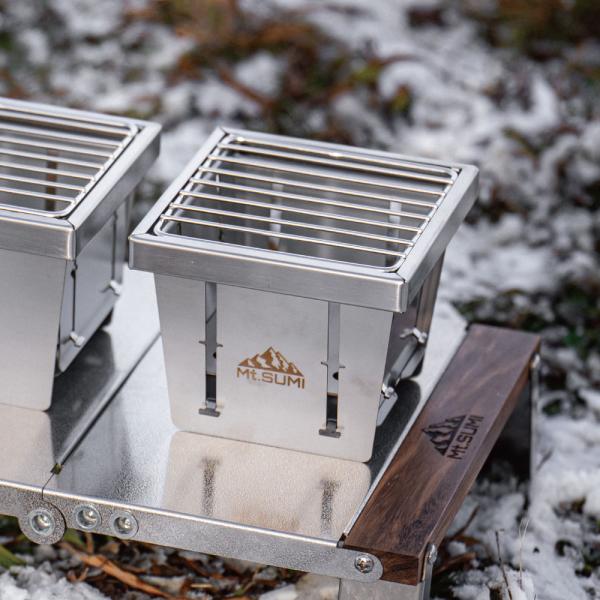 パーフェクトグリル マイクロスクエア グリル 折りたたみ式 バーベキューグリル 焚火台 組み立て b...