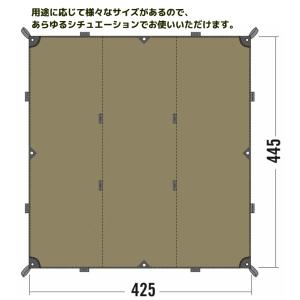 タープ tc TCタープ レクタタープ カーサ...の詳細画像4